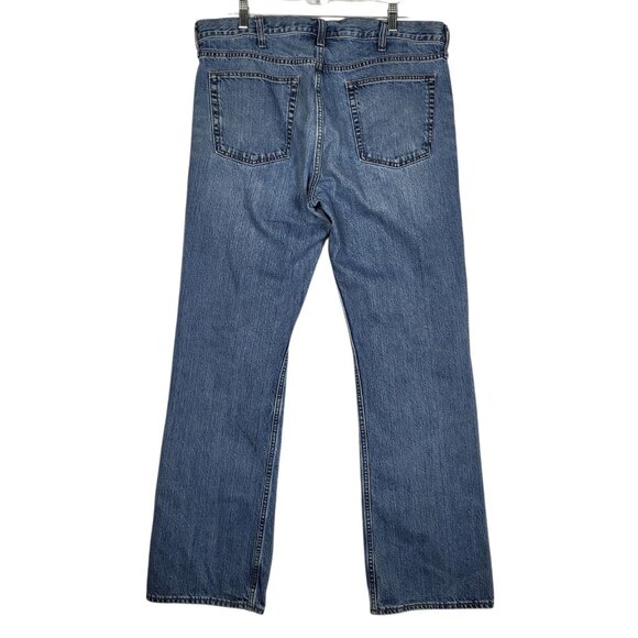 Old Navy Famous Jeans Boot Cut Jeans Men's 36x33 Light Wash Semi-Evase - Picture 2 of 6
